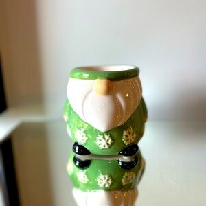 Green Santa Claus Ceramic Succulent Planter